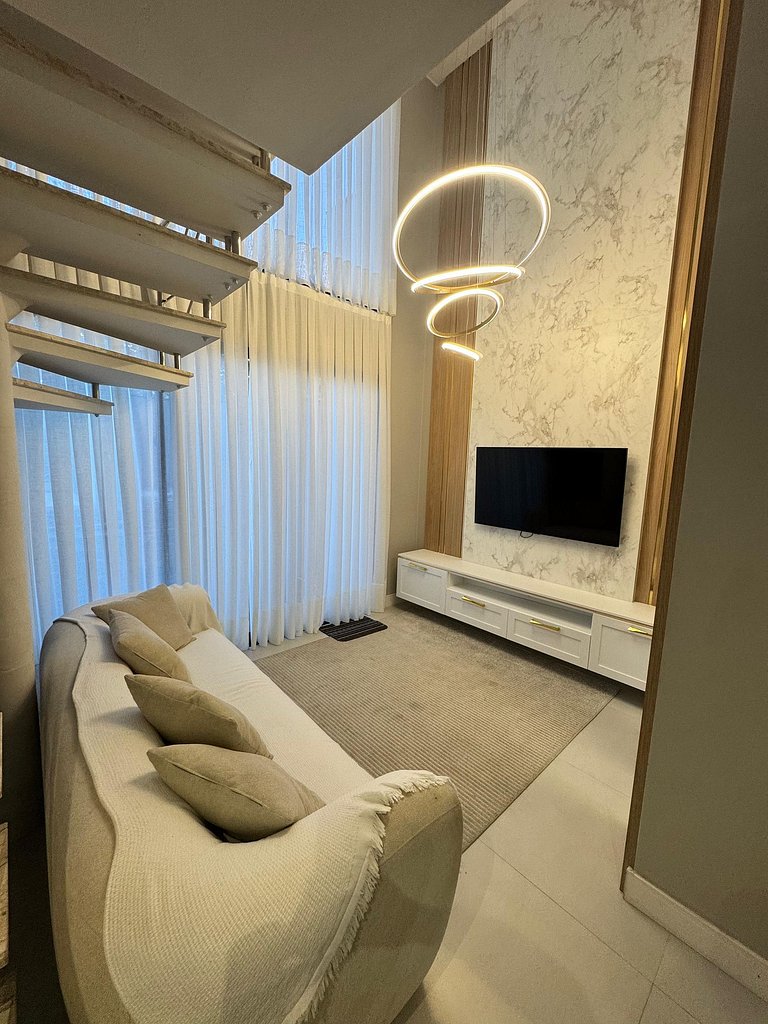 #Duplex com Jacuzzi vista Mar em Canto Grande -Refugio e Mar