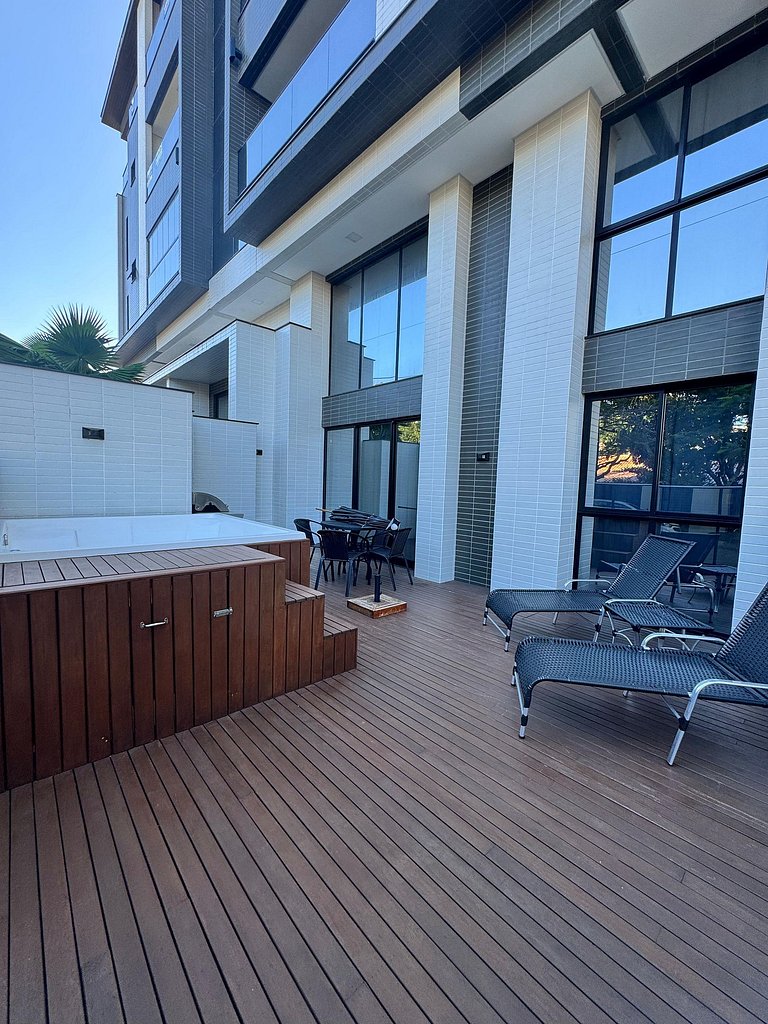 #Duplex com Jacuzzi vista Mar em Canto Grande -Refugio e Mar